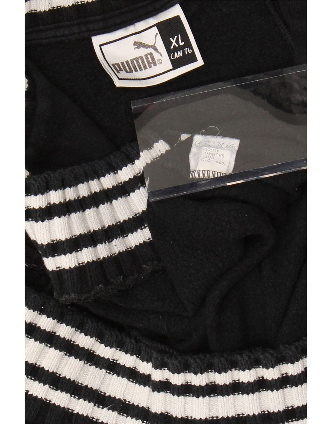 Γυναικεία φόρμα PUMA Top Jacket UK 18 XL Μαύρο βαμβακερό