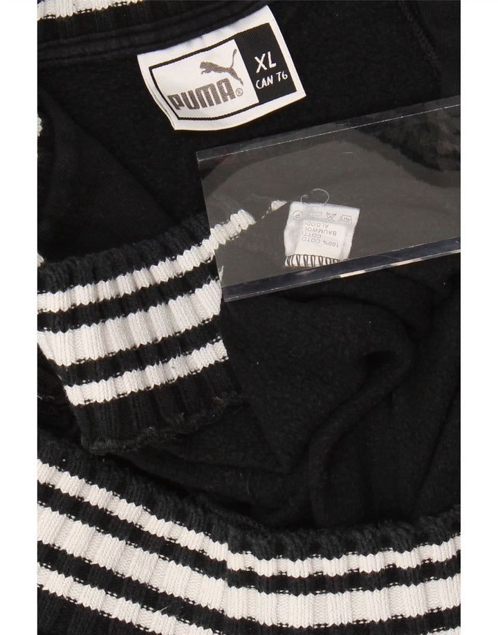 Γυναικεία φόρμα PUMA Top Jacket UK 18 XL Μαύρο βαμβακερό