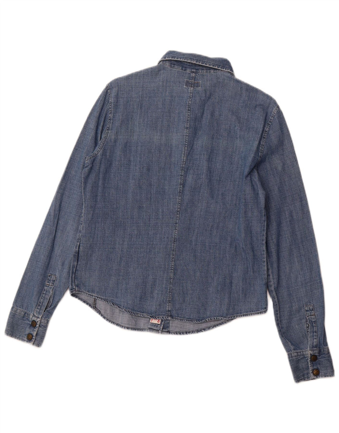 ARMANI JEANS Γυναικείο Τζιν Πουκάμισο UK 14 Μεσαίο Μπλε Βαμβακερό