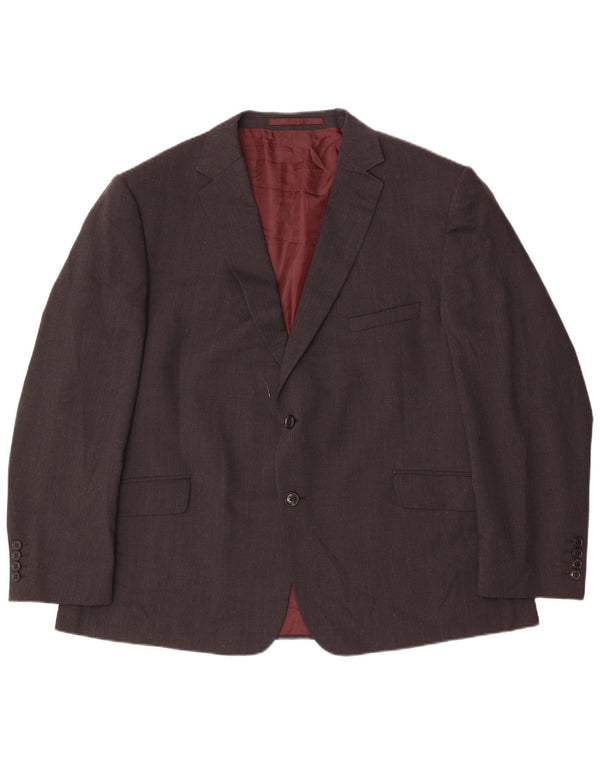 Marks & Spencer Ανδρικό σακάκι σακάκι με 2 κουμπιά UK 48 2XL γκρι μαλλί