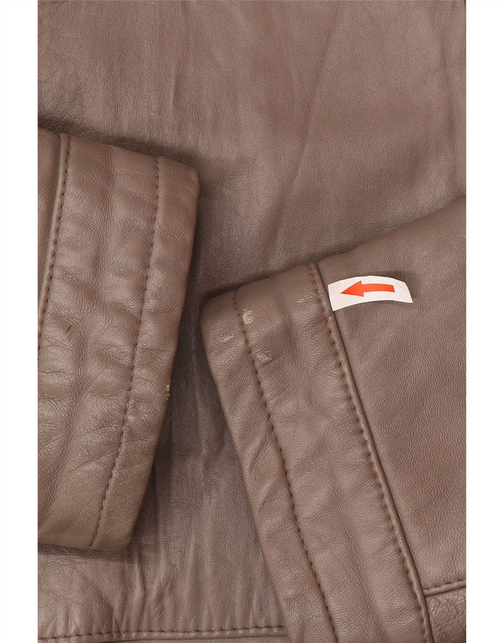 Vintage Ανδρικό Δερμάτινο Μπουφάν UK 40 Large Brown