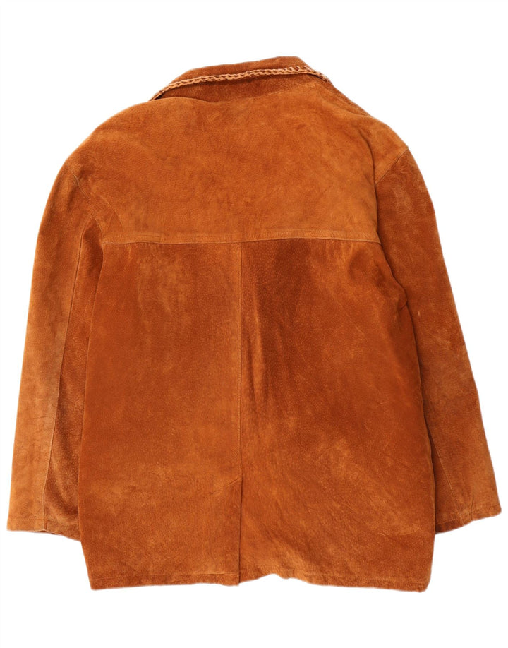 Vintage Ανδρικό Σουέντ Μπουφάν UK 42 XL Καφέ Δερμάτινο