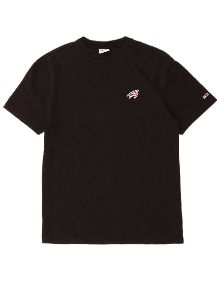 Ανδρικό T-Shirt Tommy Hilfiger Top Μικρό μαύρο βαμβακερό