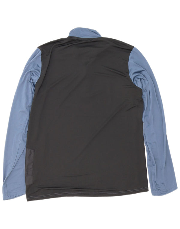 Adidas Ανδρική φόρμα πουλόβερ Aeroready Top Large Navy Blue Colorblock