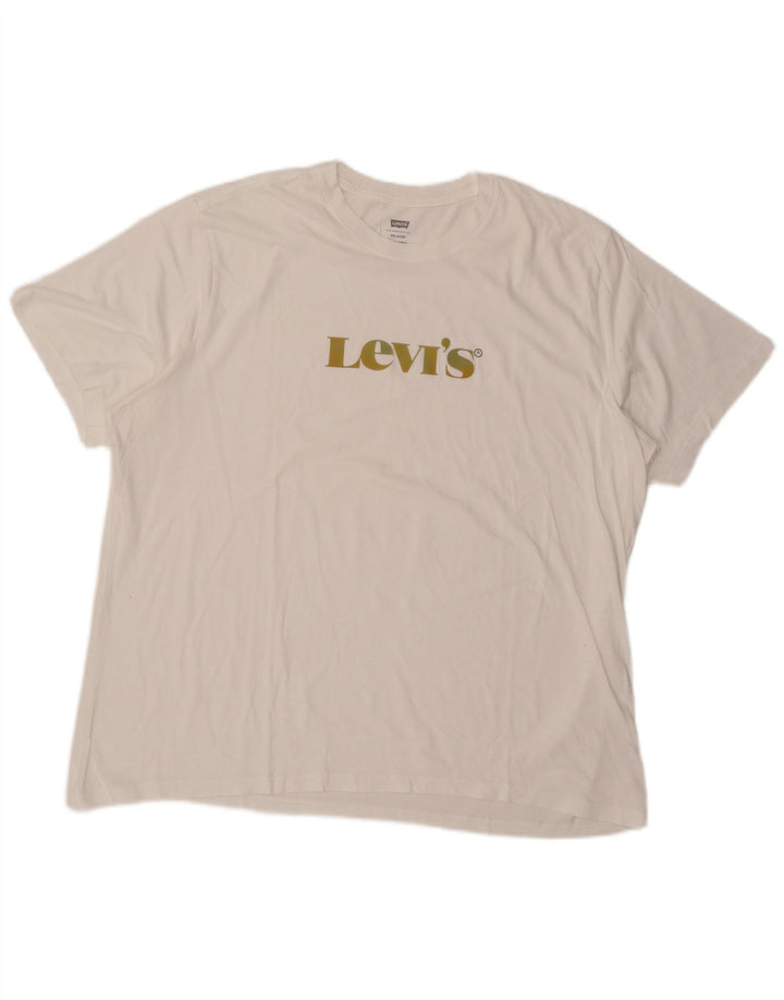 Ανδρικό μπλουζάκι Levi's Relaxed Fit Graphic Top XL Λευκό