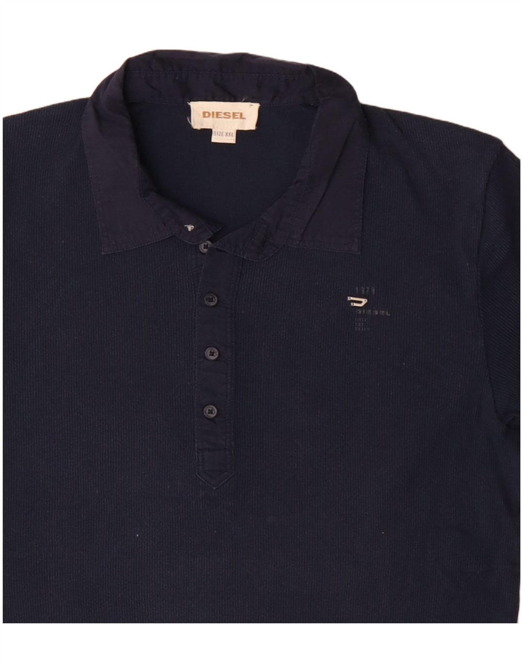 Ανδρικό μπλουζάκι πόλο DIESEL 2XL Navy Blue