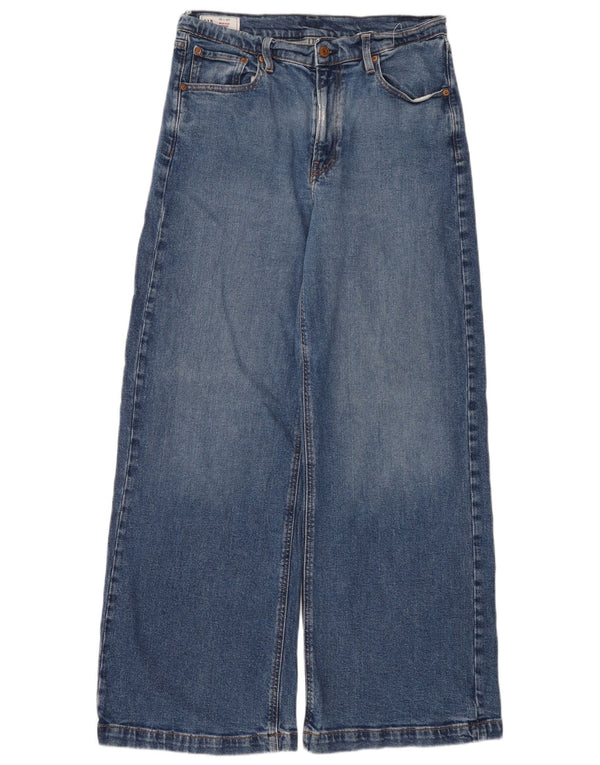 Gap Γυναικείο Stride Ψηλοκάβαλο φαρδύ τζιν US 10 Large W30 L31 Μπλε βαμβακερό