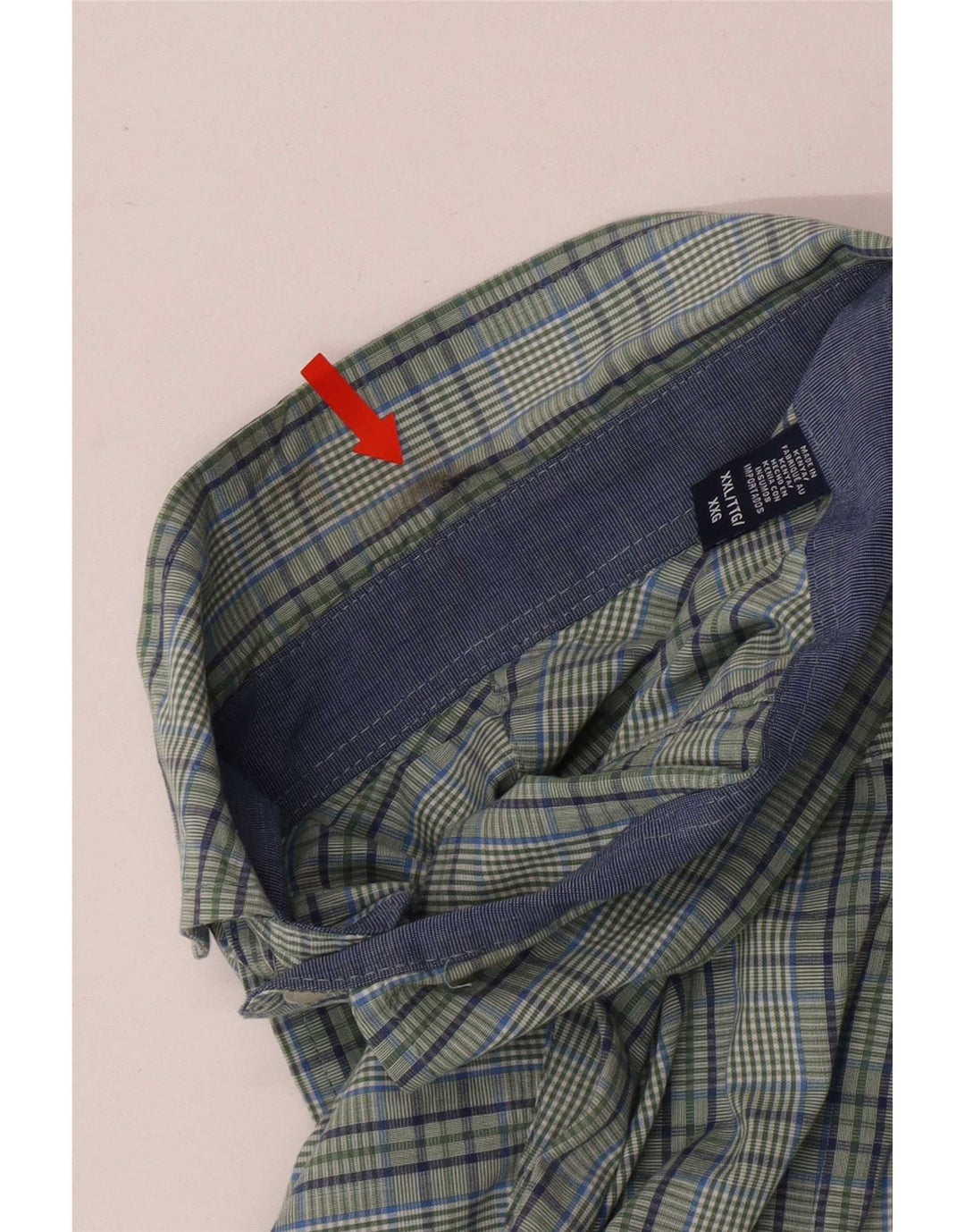 Izod Ανδρικό πουκάμισο κανονικής εφαρμογής 2XL Πράσινο βαμβακερό καρό