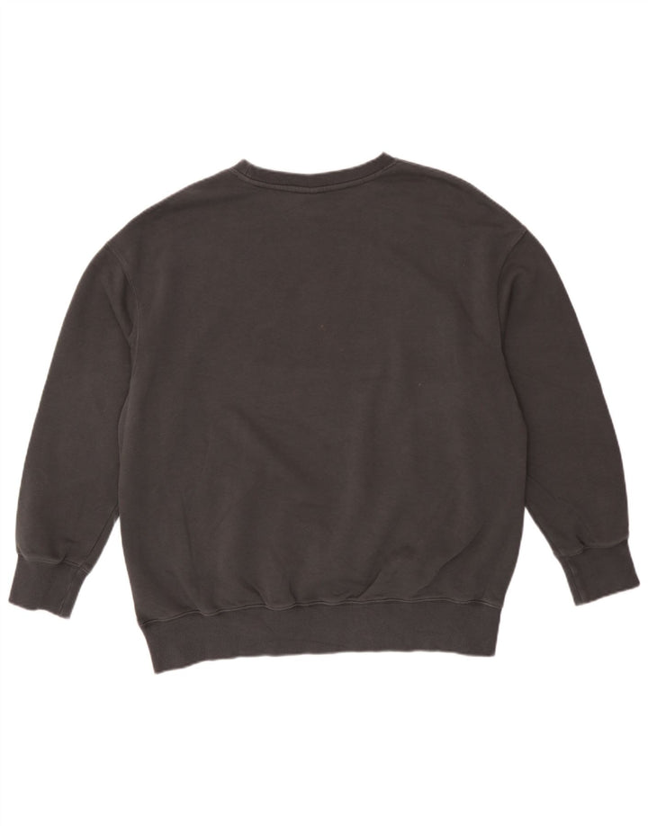 Γυναικείο γραφικό υπερμεγέθη φούτερ Nike Jumper UK 14 Μεσαίο γκρι βαμβακερό