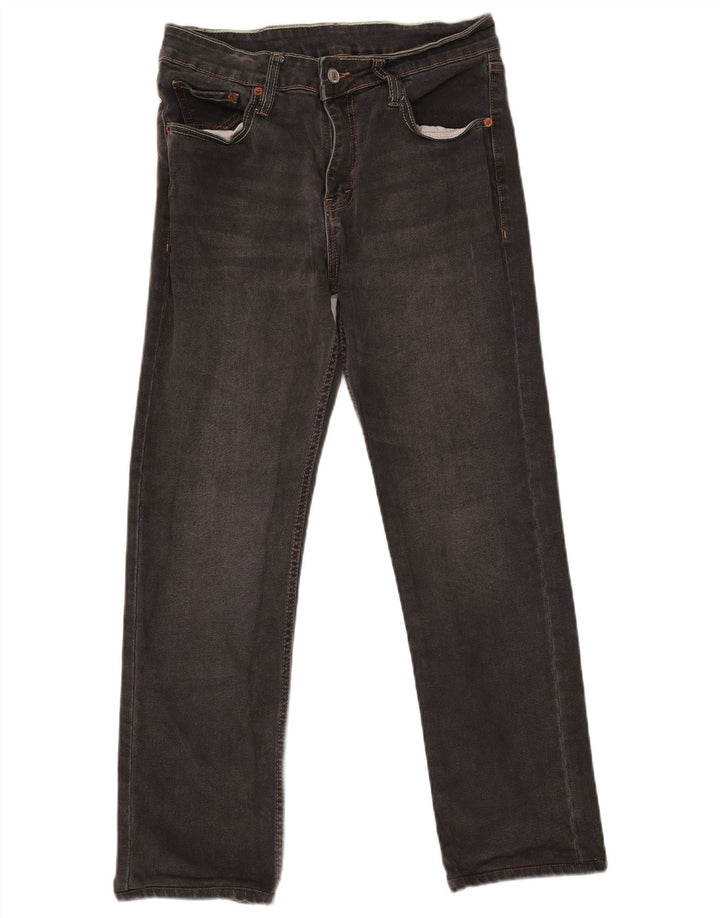 Ανδρικό τζιν Levi's Slim Straight W32 L28 Γκρι βαμβακερό