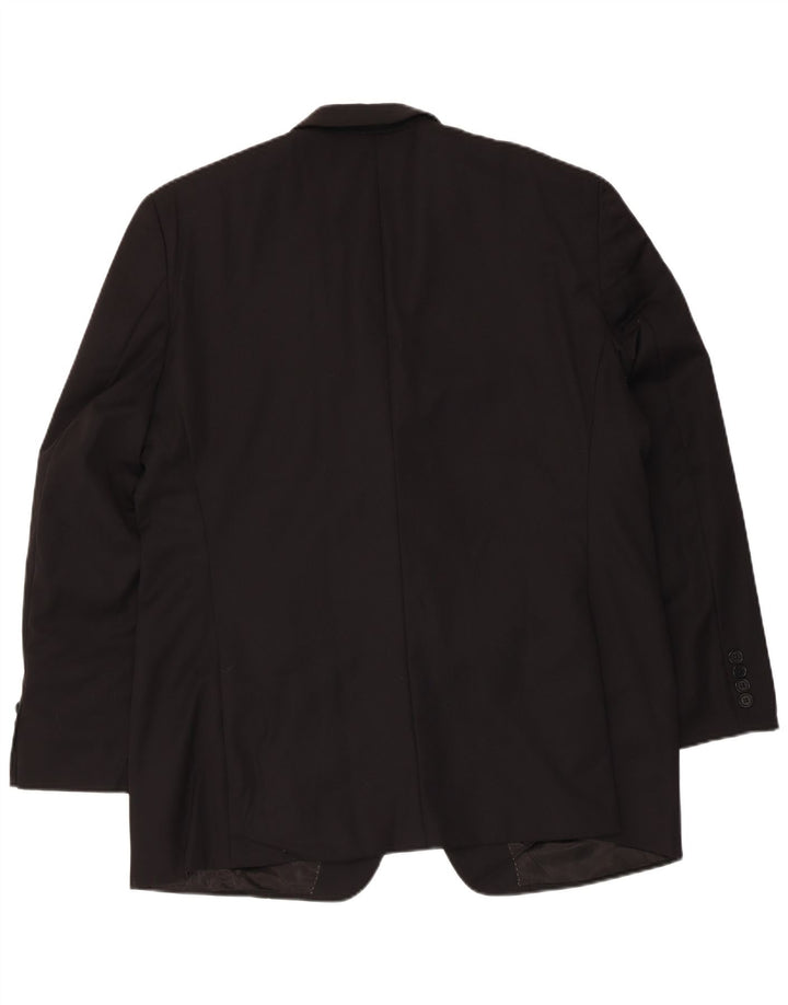 Dkny Ανδρικό σακάκι σακάκι με 2 κουμπιά UK 44 2XL Μαύρο μάλλινο