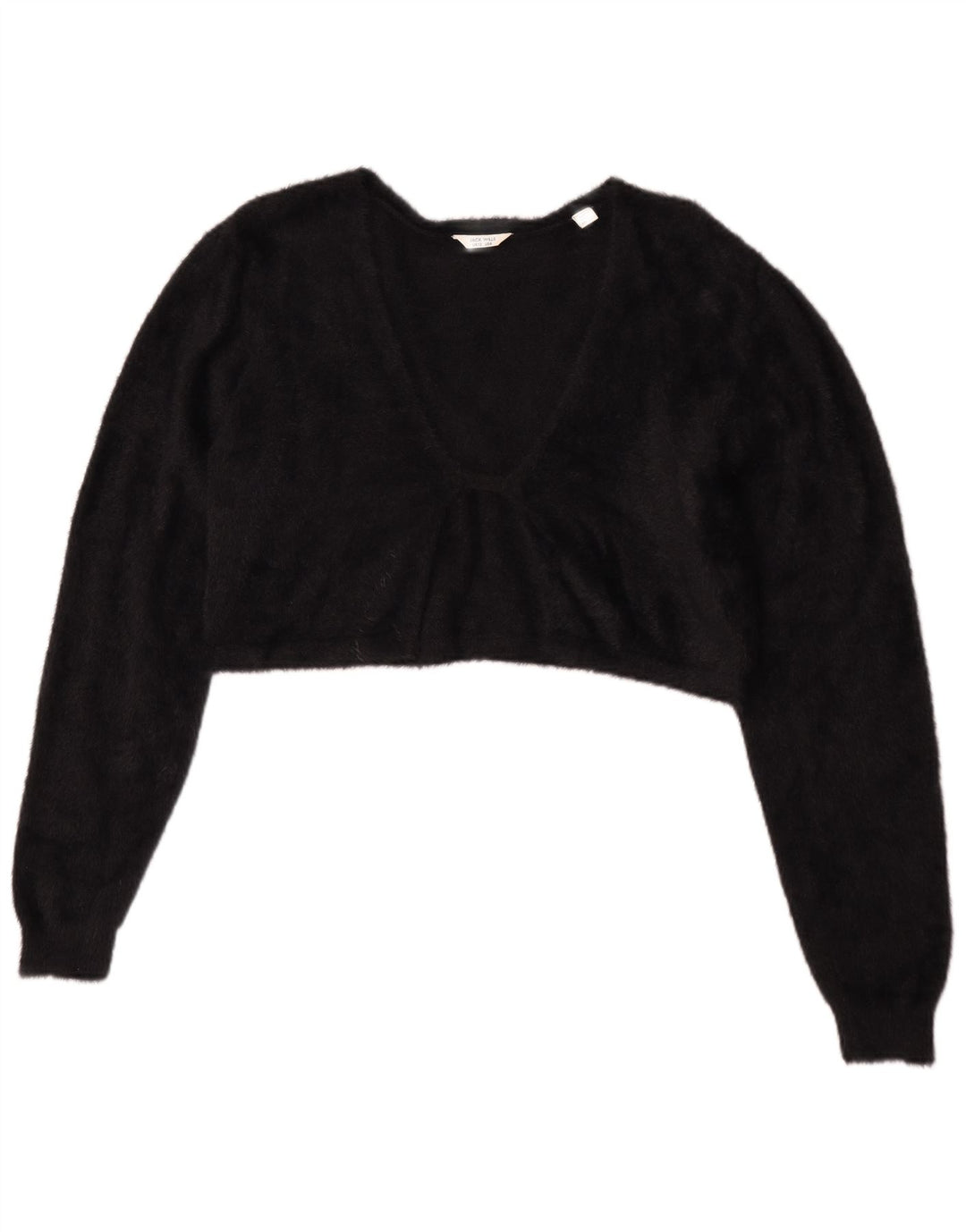 Jack Wills Γυναικείο Bolero Jumper UK 12 Medium Black Cotton
