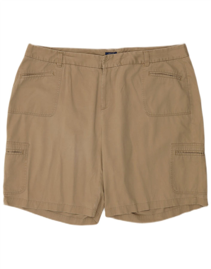 DOCKERS Γυναικείο σορτς Cargo US 24 4XL W48 Μπεζ βαμβακερό