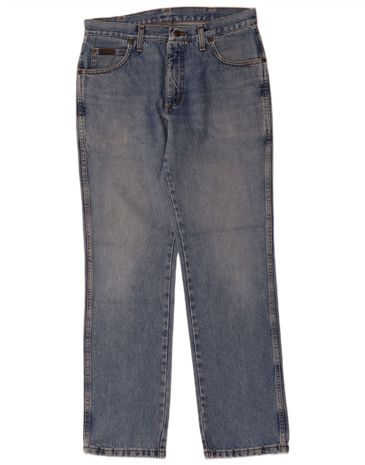 WRANGLER Ανδρικό Texas Straight Jeans W33 L32 Μπλε βαμβακερό