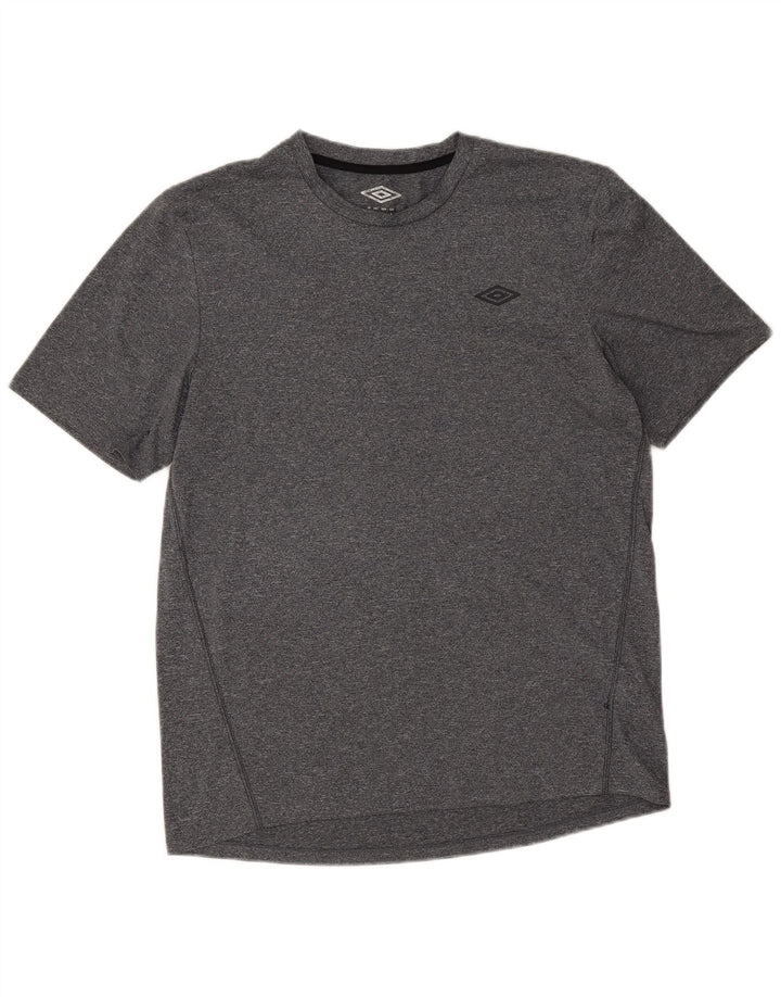 Ανδρικό T-Shirt Umbro Top Medium Grey Flecked Polyester