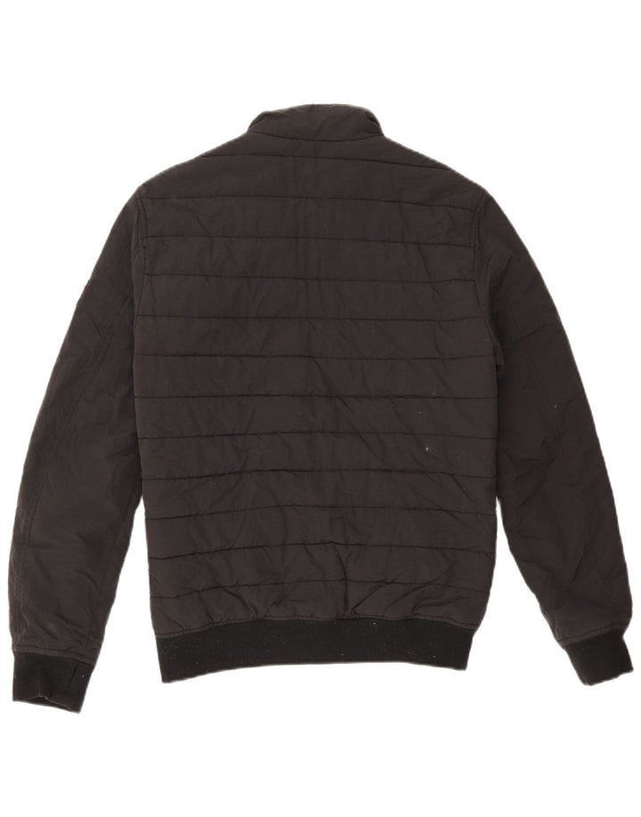 Ανδρικό μπουφάν με επένδυση SUPERDRY UK 36 Small Black Nylon