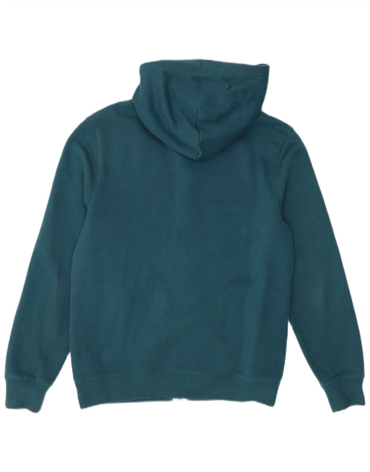 Ανδρικό πουλόβερ με κουκούλα με φερμουάρ Jack Wills Μεσαίο βαμβακερό τιρκουάζ