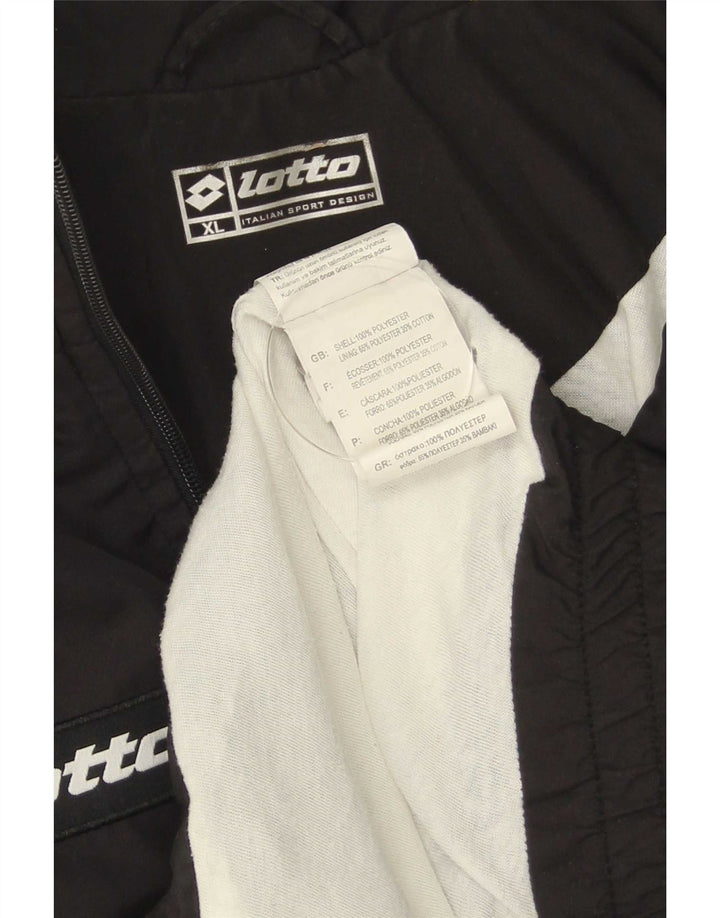 Ανδρική φόρμα Lotto Graphic Top Jacket XL Black Colourblock Polyester