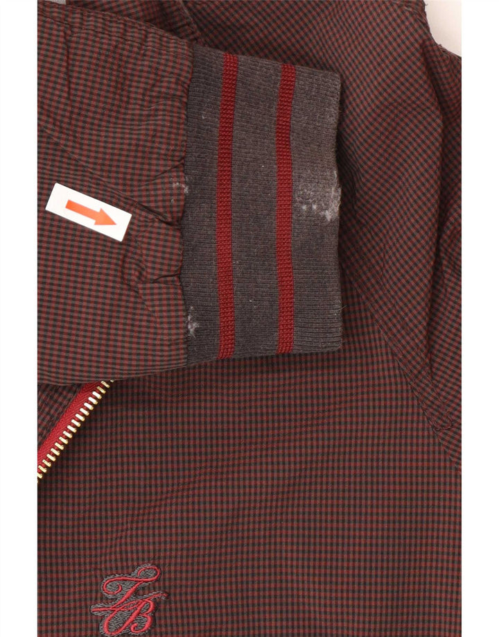 Ted Baker Ανδρικό μπουφάν Bomber Size 4 Large Brown Check