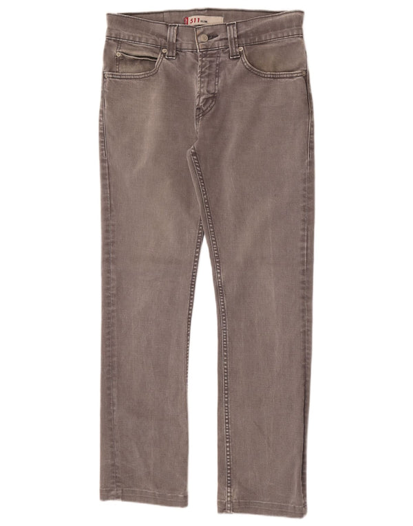 Levi's Mens 511 Slim Jeans W30 L29 Γκρι βαμβακερό