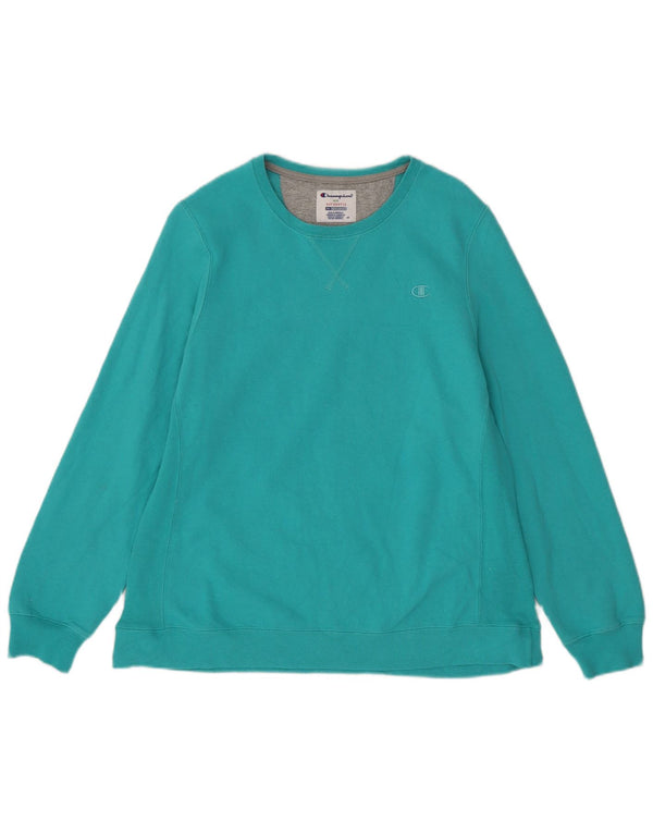 Champion Γυναικεία Φούτερ Jumper UK 20 2XL Turquoise Cotton