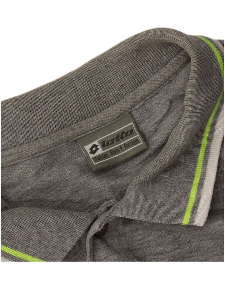 Lotto Ανδρικό Πόλο Μπλουζάκι XL Γκρι