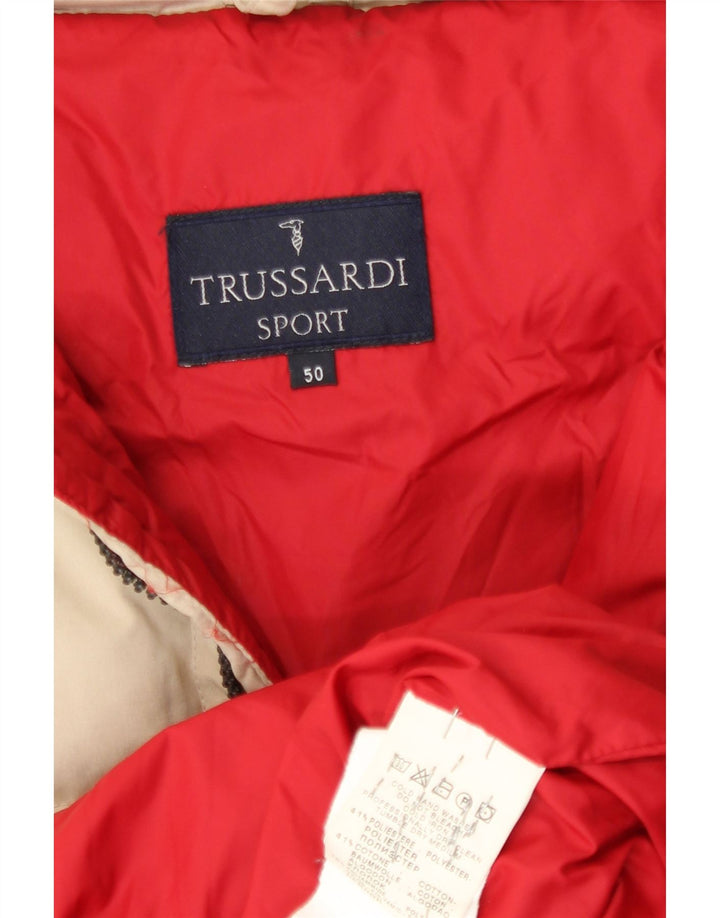 Trussardi Ανδρικό μπουφάν IT 50 Large Beige Polyester