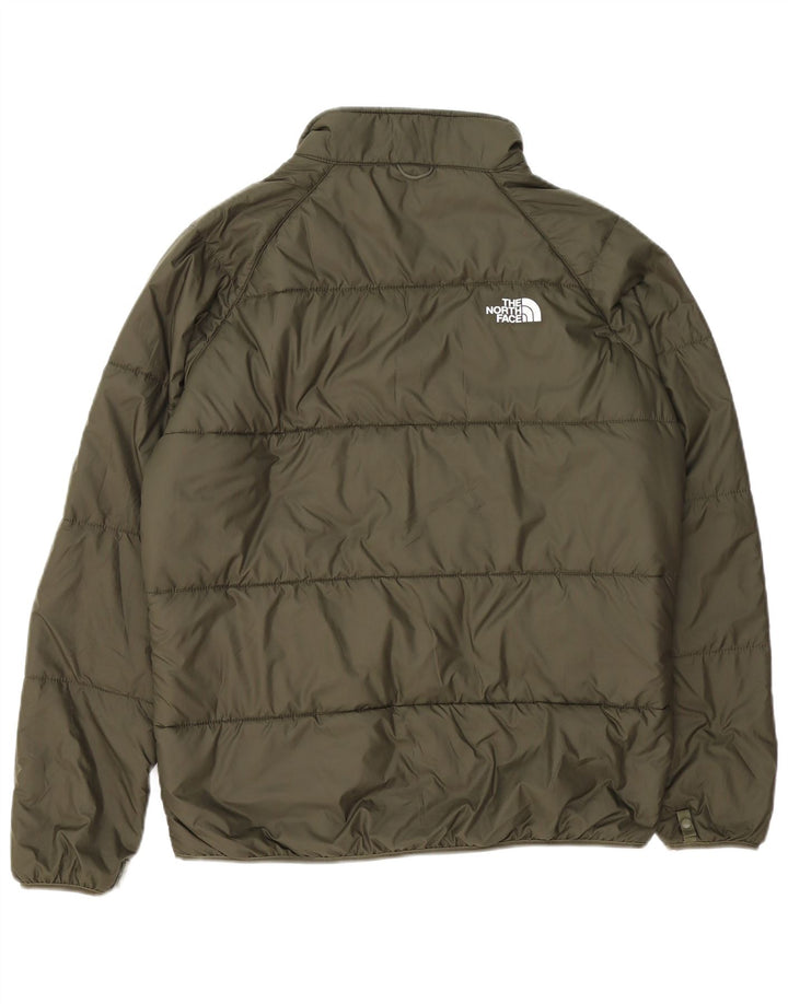 The North Face Mens Graphic Liner Jacket με επένδυση UK 40 Large Green Polyester