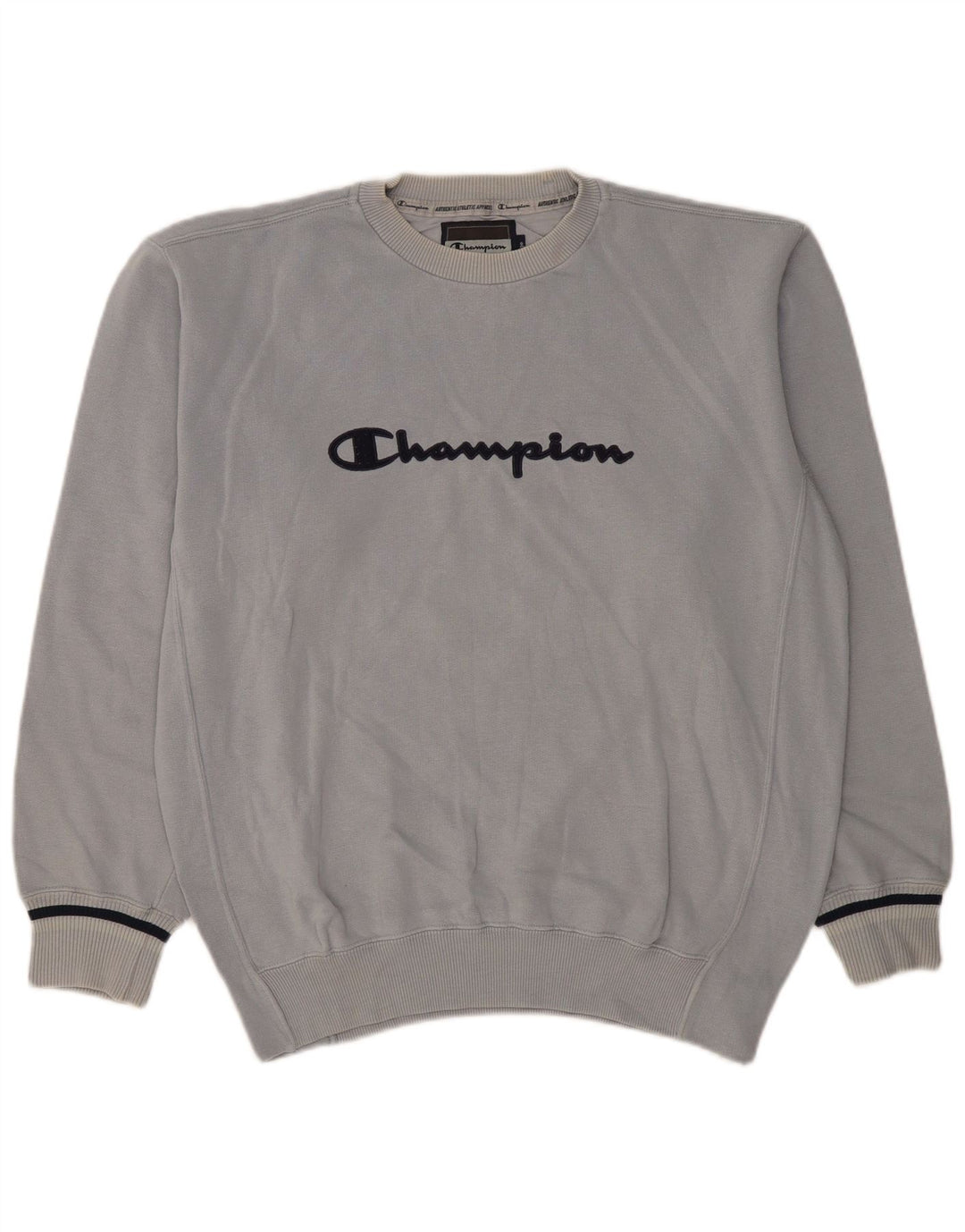 Ανδρική γραφική φούτερ Champion Jumper Large Blue Cotton Classic