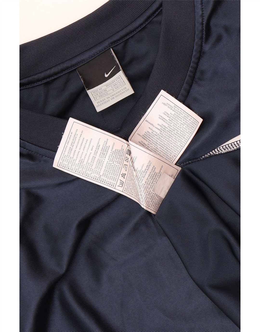Ανδρικό γιλέκο NIKE τοπ UK 39/41 Medium Navy Blue Colorblock Πολυεστέρας