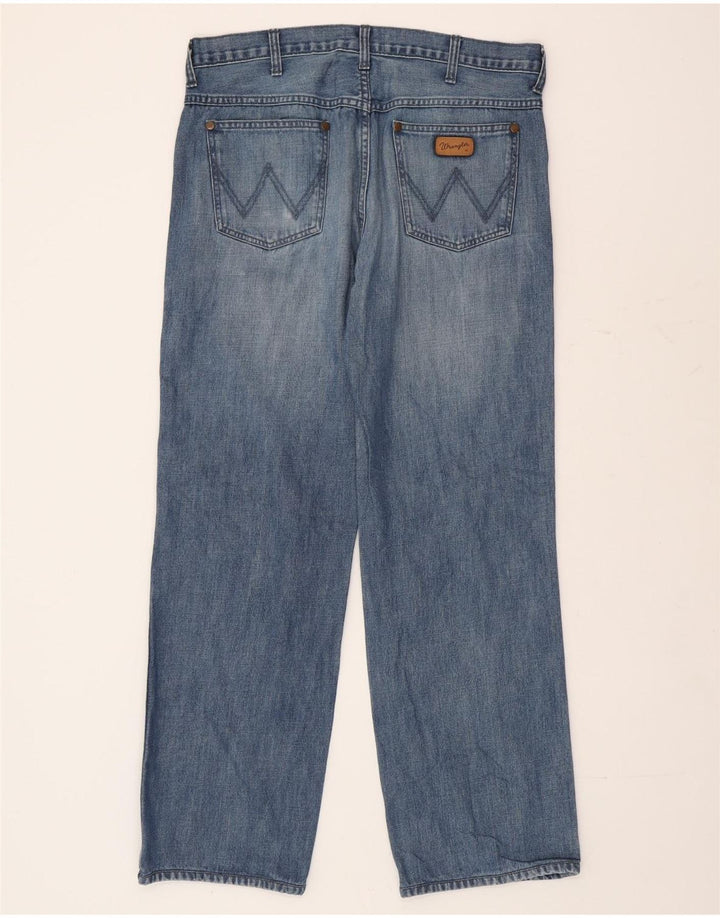 WRANGLER Ανδρικό Texas Straight Jeans W34 L31 Μπλε βαμβακερό