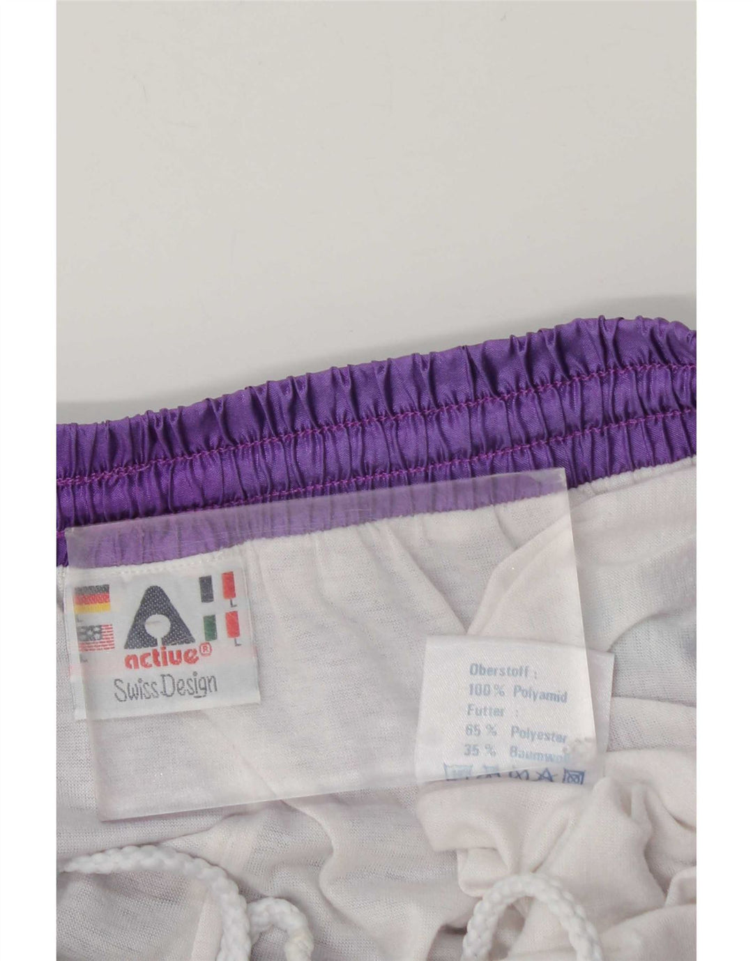 Active Ανδρική φόρμα παντελόνι Joggers Large Purple Geometric Polyamide