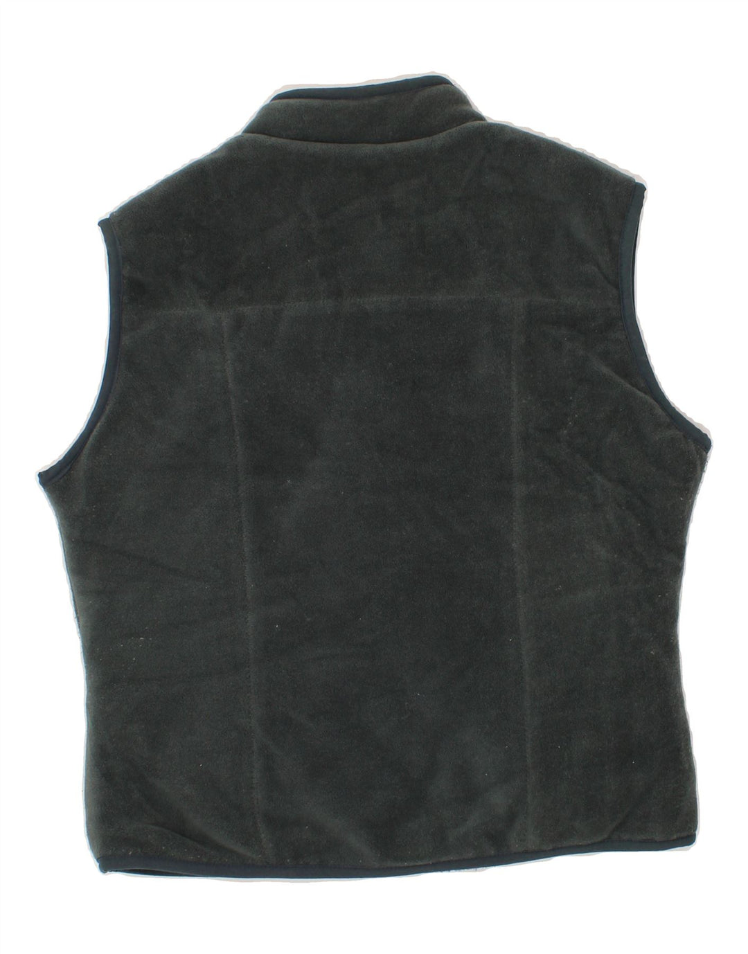 ST. BERNARD Womens Fleece Gilet UK 14 Medium Grey Polyester Vintage St. Bernard and Second-Hand St. Bernard from Messina Hembry 