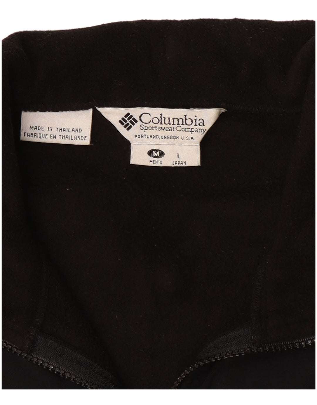 COLUMBIA Ανδρικό μπουφάν από Titanium Fleece UK 38 Medium Black Colourblock