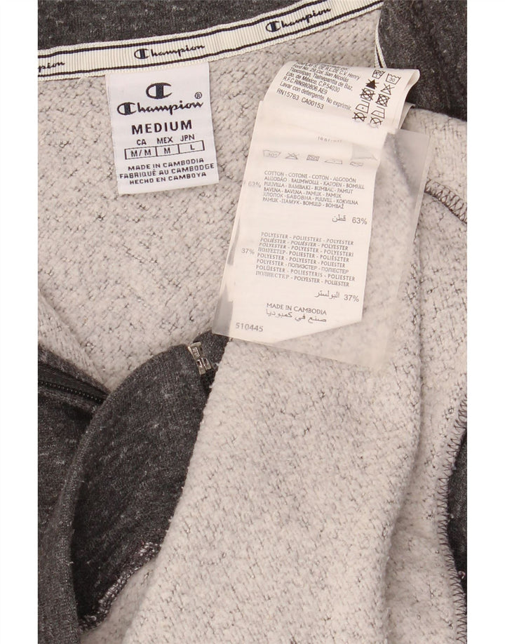 Champion γυναικεία υπερμεγέθη αθλητική φόρμα κορυφαίο μπουφάν UK 14 Medium Grey Flecked