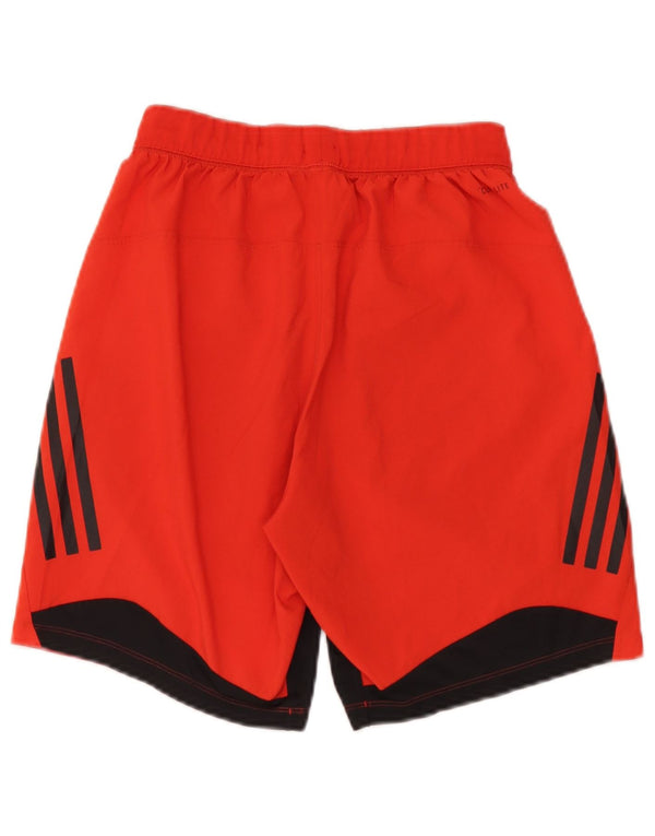 Ανδρικό σορτς Adidas Climalite Small Red Colourblock Πολυεστέρας