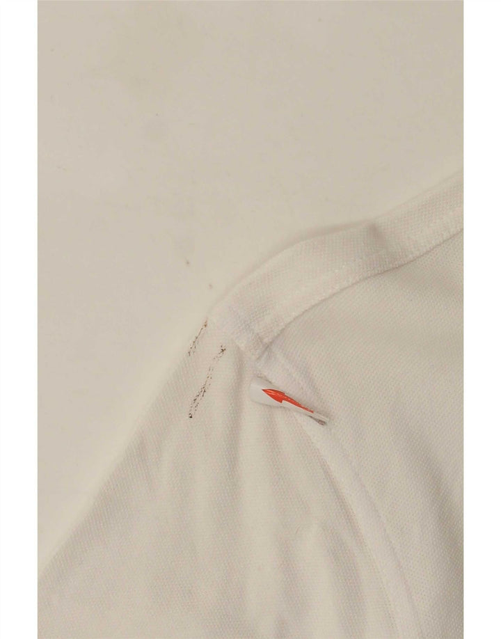 Fred Perry Ανδρικό πουκάμισο Polo Slim Fit, μεσαίο λευκό βαμβακερό