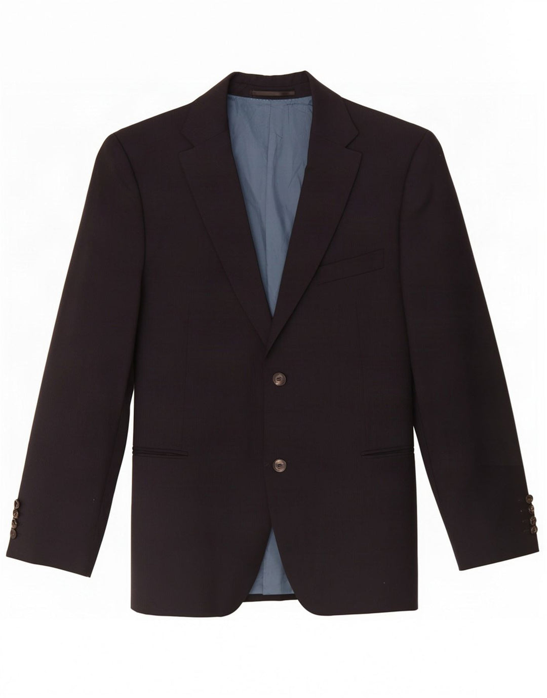 Hugo Boss Ανδρικό σακάκι με 2 κουμπιά UK 42 XL Μαλλί με ρίγες σε μπλε μπλέ