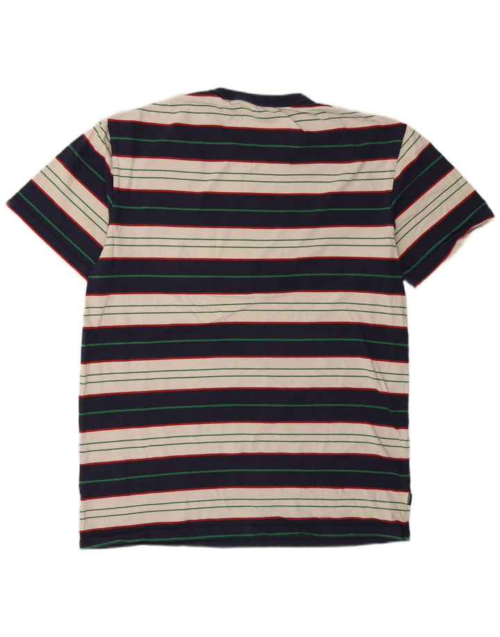 Superdry Ανδρικό T-Shirt Top Μεγάλη πολύχρωμη ριγέ βαμβακερή
