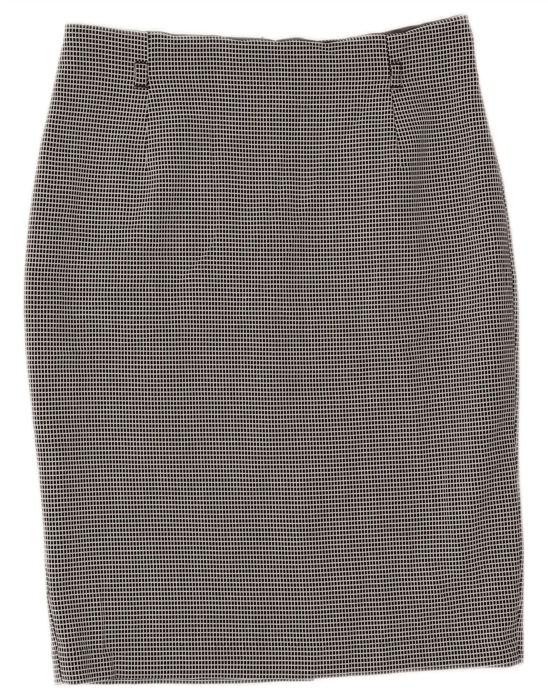 Marks & Spencer Γυναικεία Pencil Φούστα UK 12 Medium W30 Black Check Polyester