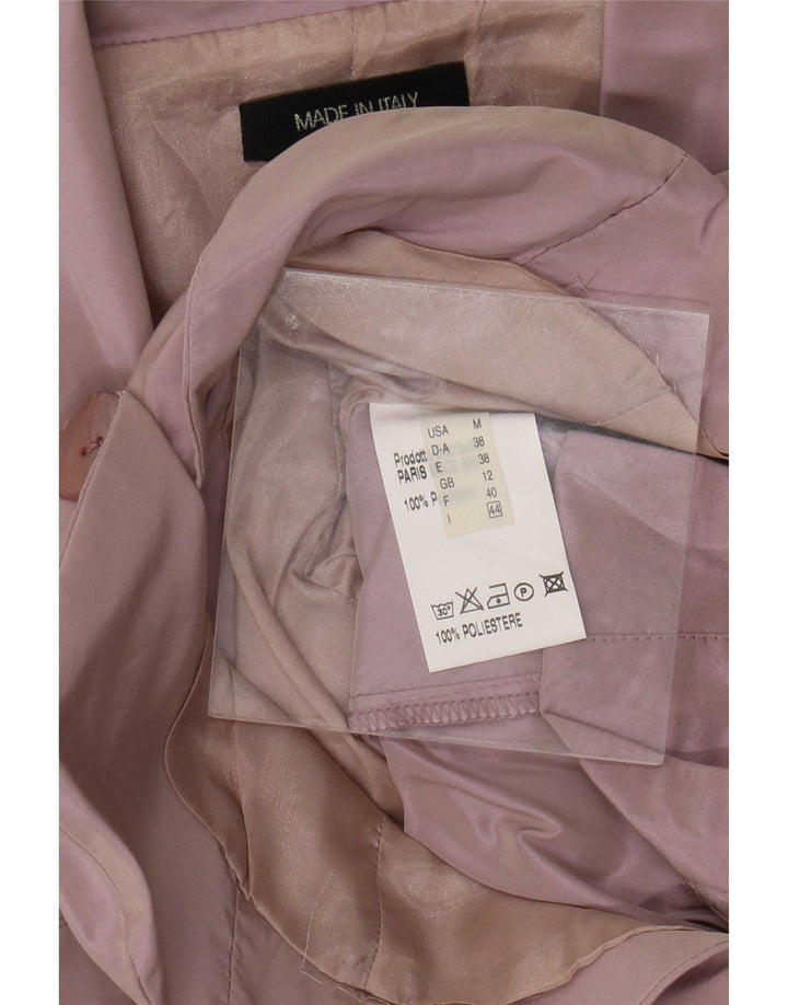 Vintage γυναικείο σακάκι 3 κουμπιών UK 12 Medium Lilac Polyester