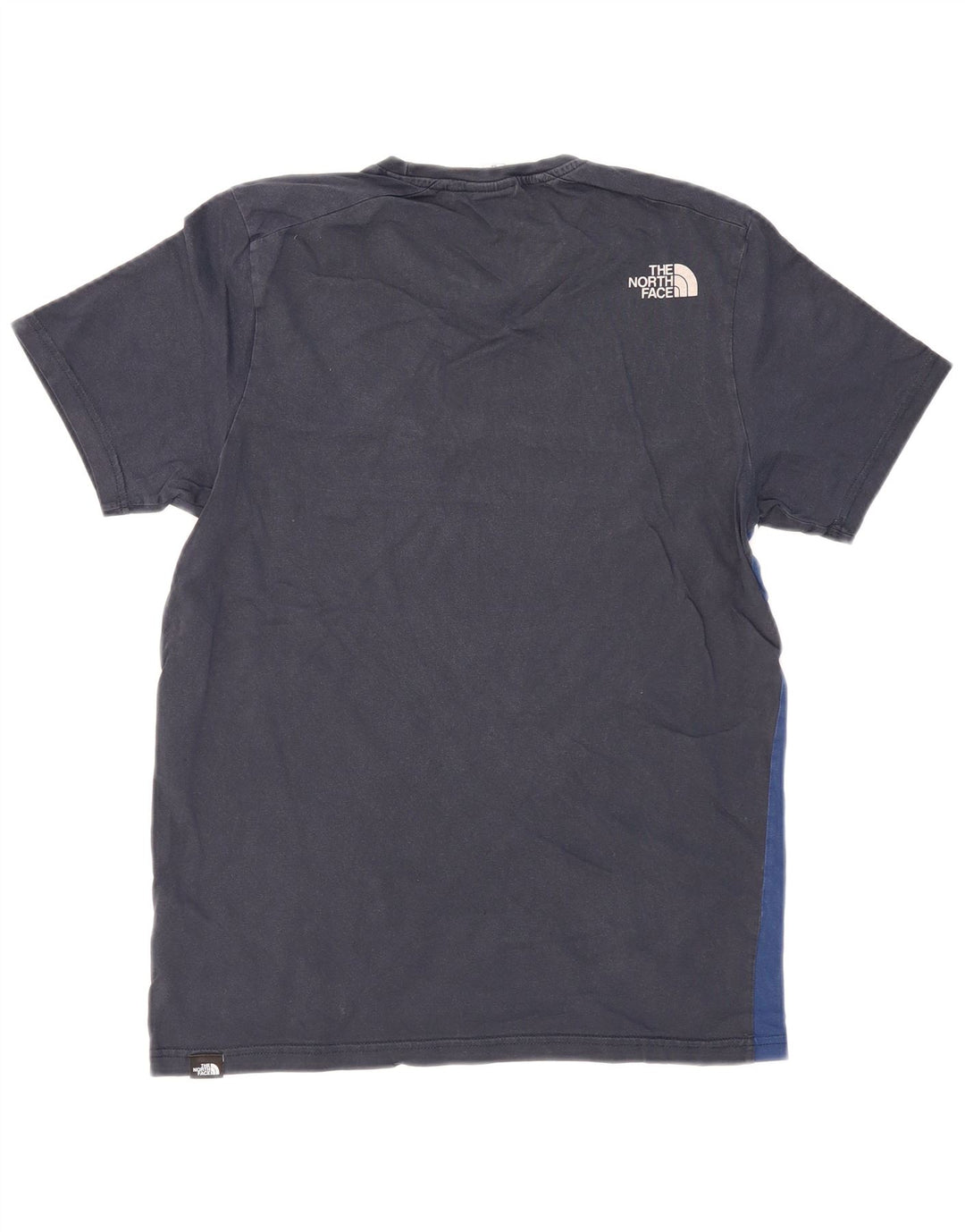 THE NORTH FACE Ανδρικό γραφικό T-Shirt Top Small Blue Colourblock Βαμβακερό
