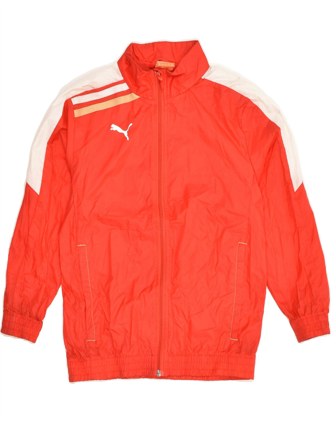 PUMA Boys Rain Jacket 9-10 Years Red Polyamide | Vintage Puma | Thrift | Second-Hand Puma | Used Clothing | Messina Hembry 