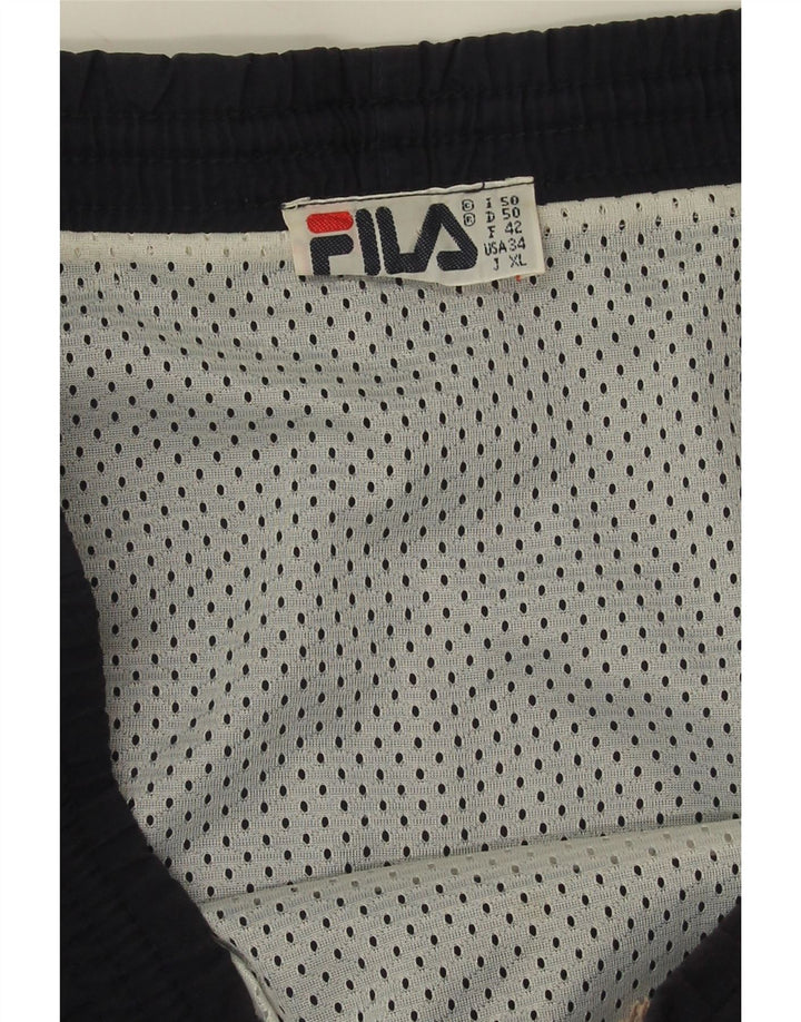 Ανδρικό σορτς κολύμβησης Fila IT 50 Medium Navy Blue Colourblock