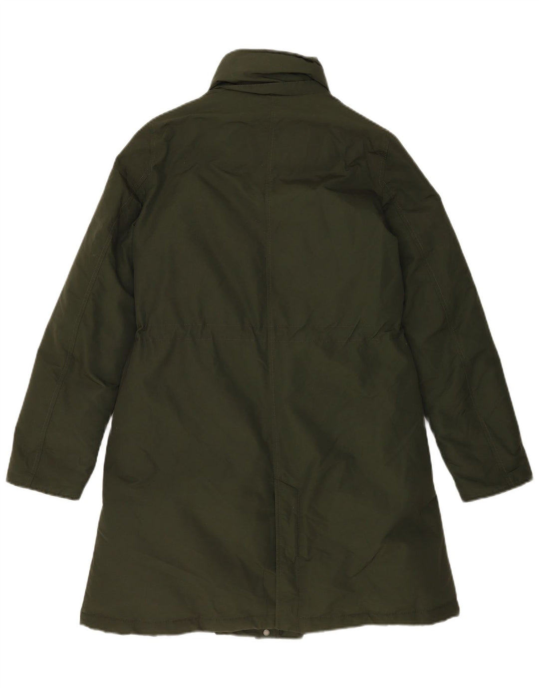 Woolrich Γυναικείο Υπερμεγέθη Μπουφάν UK 10 Μικρό Χακί Βαμβάκι