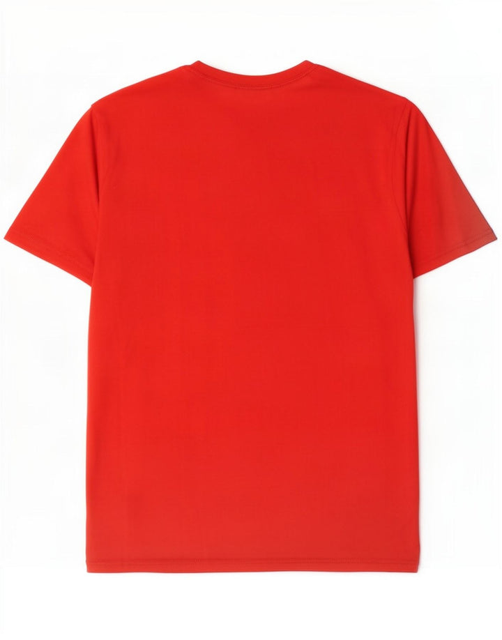 Ανδρικό γραφικό μπλουζάκι Nike Dri Fit, μεσαίο κόκκινο πολυεστέρας