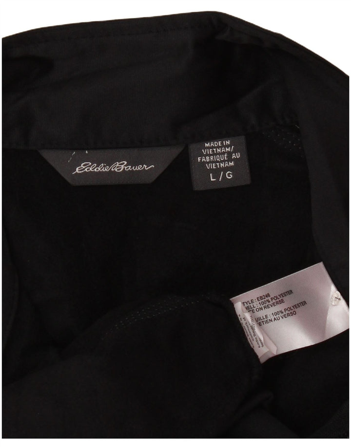 Ανδρική αθλητική φόρμα EDDIE BAUER Μπουφάν με μεγάλο μαύρο πολυεστέρα