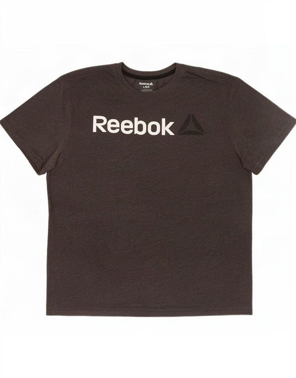 Ανδρικό γραφικό T-Shirt Reebok Top Large Grey