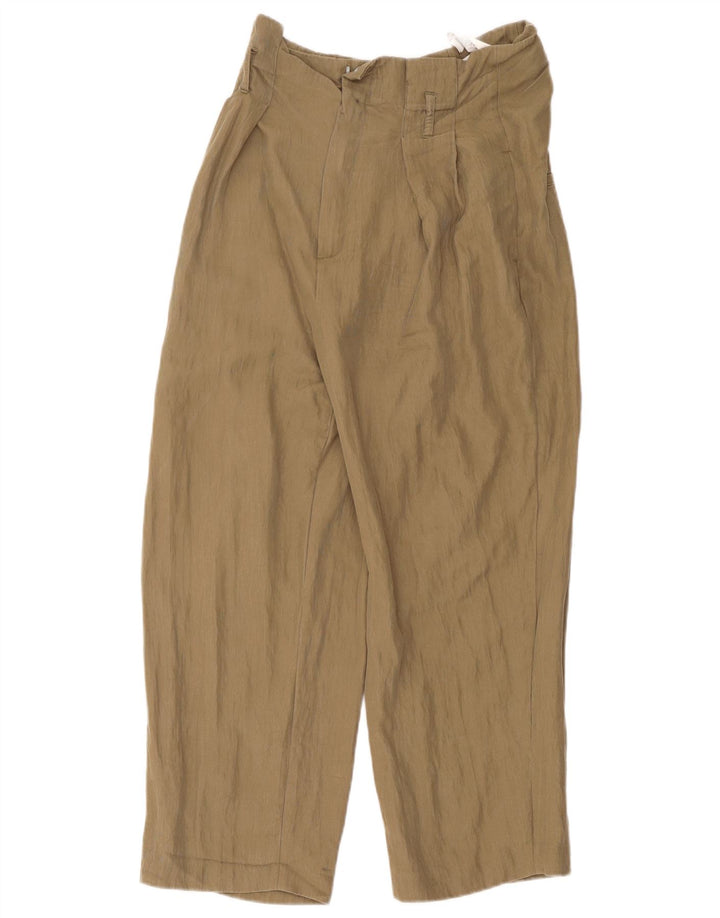 Zara Γυναικείο Παντελόνι Harem Medium W28 L22 Khaki Lyocell