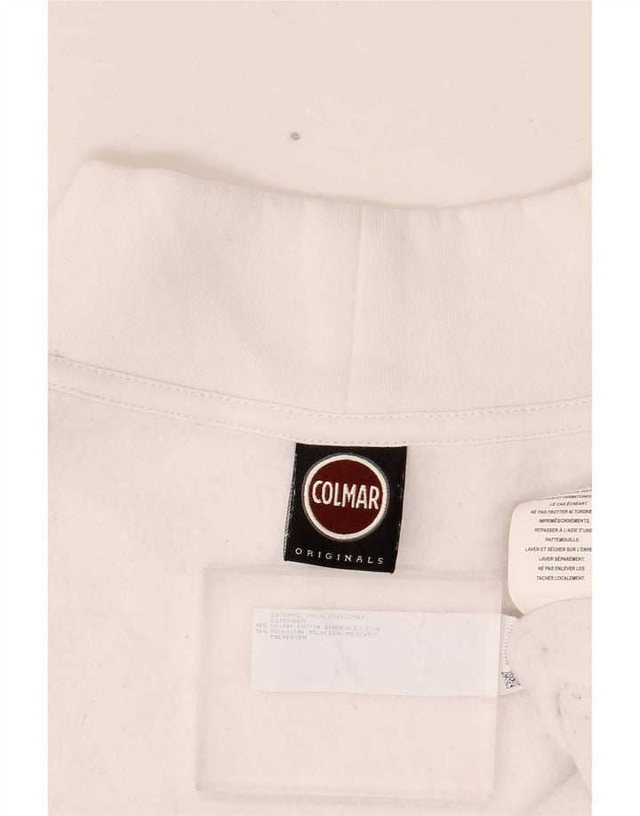 Γυναικεία φούτερ Colmar Oversized Jumper UK 10 Small White Cotton